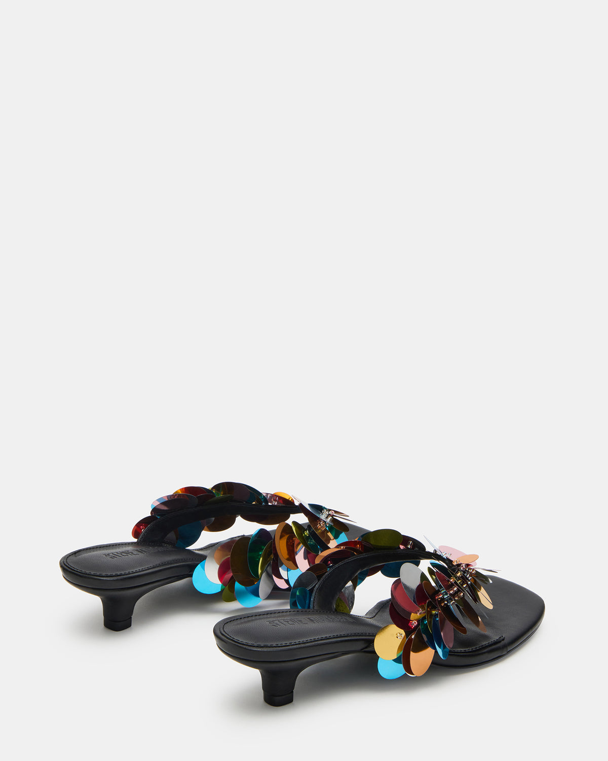 TRACIE Bright Multi Thong Strap Women's Kitten Heel - Steve Madden