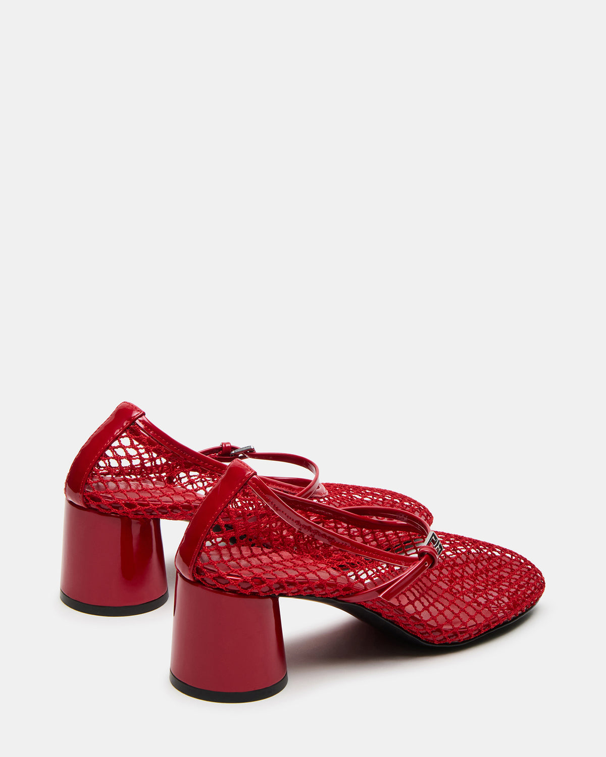 RAYNOR Red Women's Mary Jane Mesh Block Heel - Steve Madden