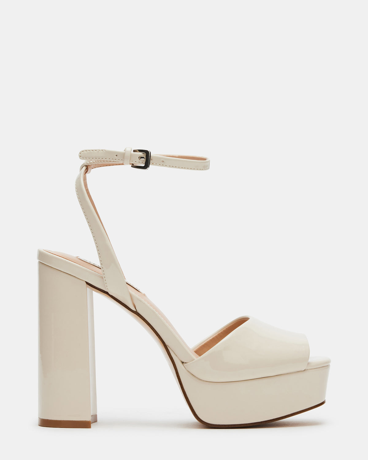 LOURDES Bone Patent Platform Heel | Women's Heels - Steve Madden