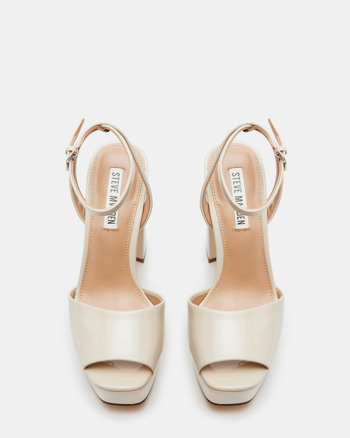 LOURDES Bone Patent Platform Heel | Women's Heels - Steve Madden