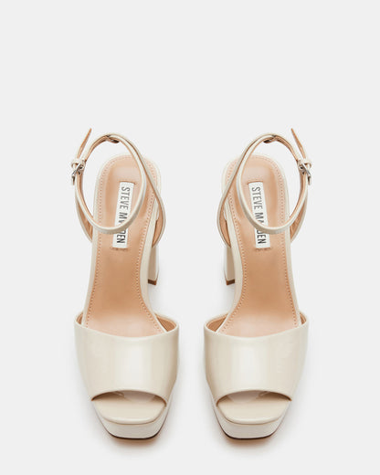 LOURDES Bone Patent Platform Heel | Women's Heels - Steve Madden