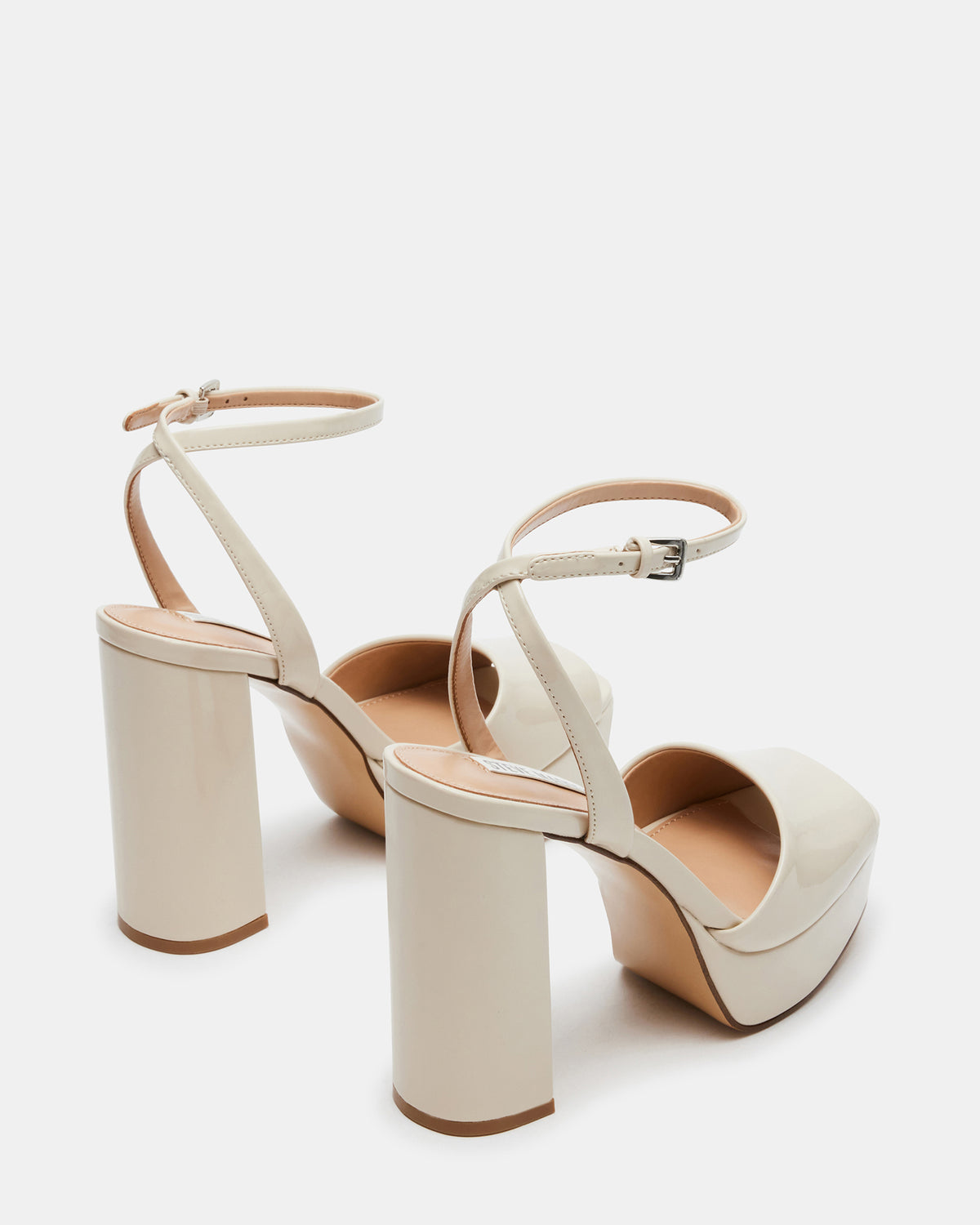LOURDES Bone Patent Platform Heel | Women's Heels - Steve Madden