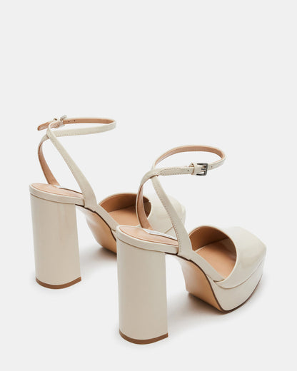 LOURDES Bone Patent Platform Heel | Women's Heels - Steve Madden