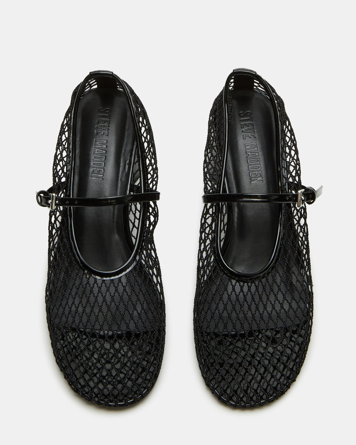 RAYNOR Black Women's Mary Jane Mesh Block Heel - Steve Madden