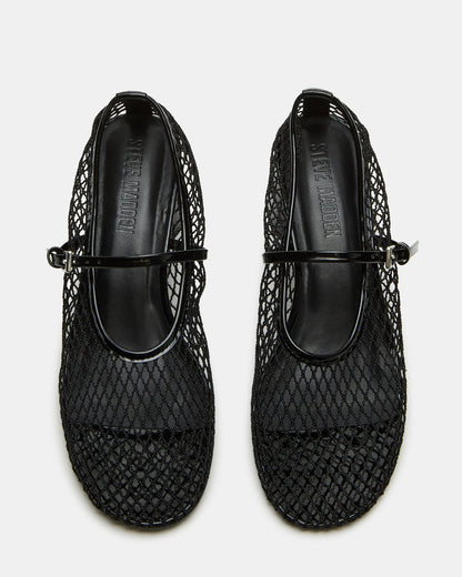 RAYNOR Black Women's Mary Jane Mesh Block Heel - Steve Madden