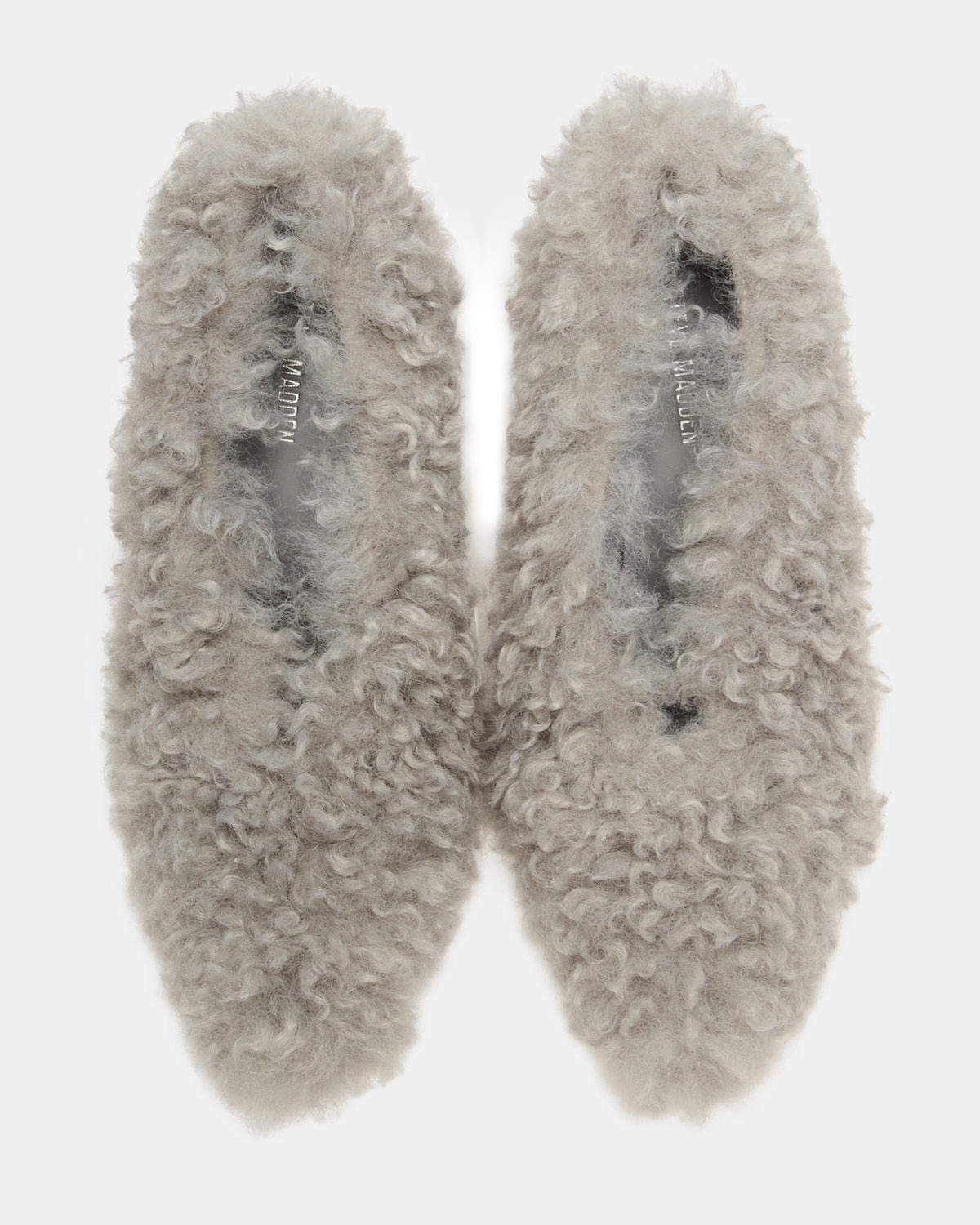 ACHILLES Light Blue Pointed-Toe Faux Fur Stiletto Women's Heel - Steve Madden