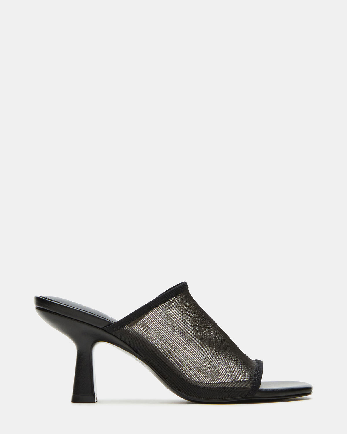 GLEAM Black Women's Square-Toe Mule Heel - Steve Madden