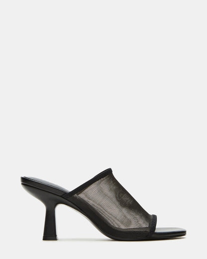 GLEAM Black Women's Square-Toe Mule Heel - Steve Madden