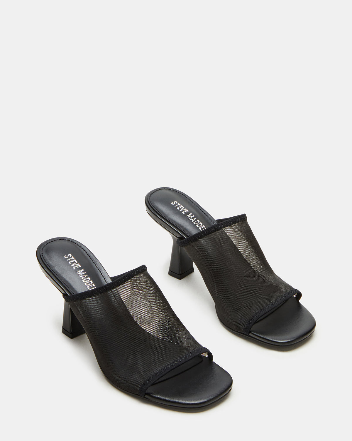 GLEAM Black Women's Square-Toe Mule Heel - Steve Madden