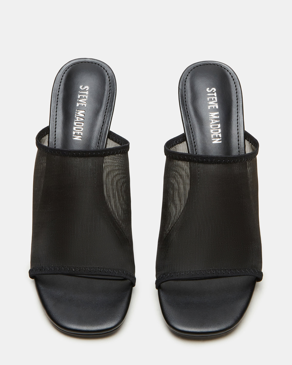 GLEAM Black Women's Square-Toe Mule Heel - Steve Madden