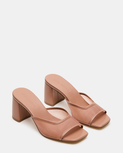 MADAME Mocha Square-Toe Mesh Mule Women's Heel - Steve Madden