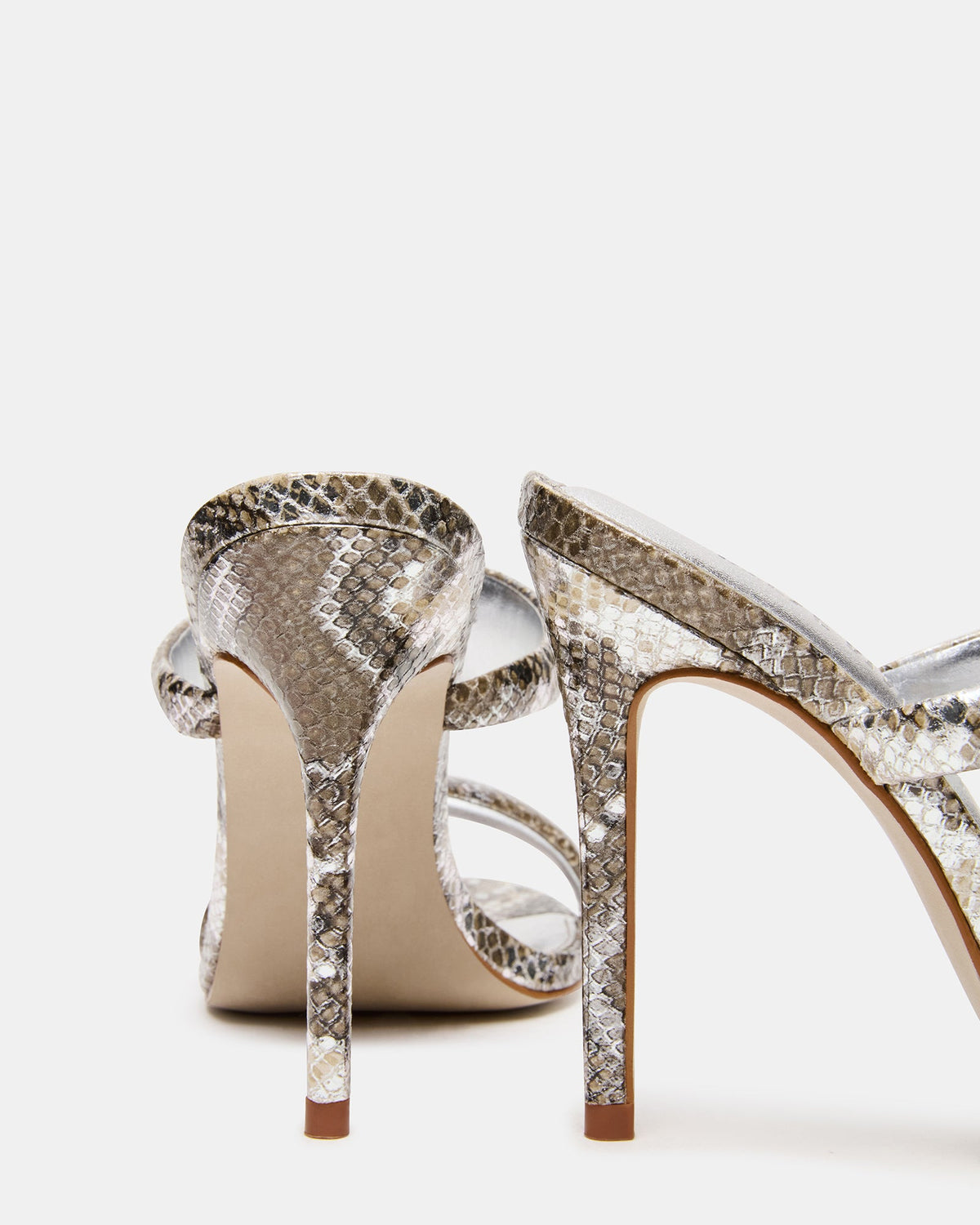 SATURN Snake Stiletto Mule Women's Heel - Steve Madden