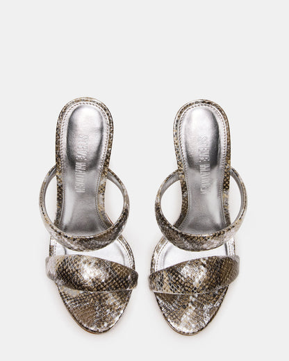 SATURN Snake Stiletto Mule Women's Heel - Steve Madden