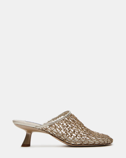 XRAY Gold Women's Caged Net Mule Heel - Steve Madden