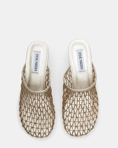 XRAY Gold Women's Caged Net Mule Heel - Steve Madden