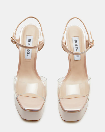 COLOGNE Clear Platform Stiletto Women's Heel - Steve Madden