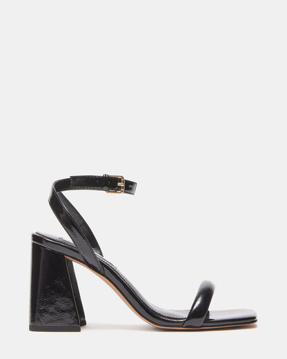 GRETIN Black Square Toe Heels | Women's Heels - Steve Madden