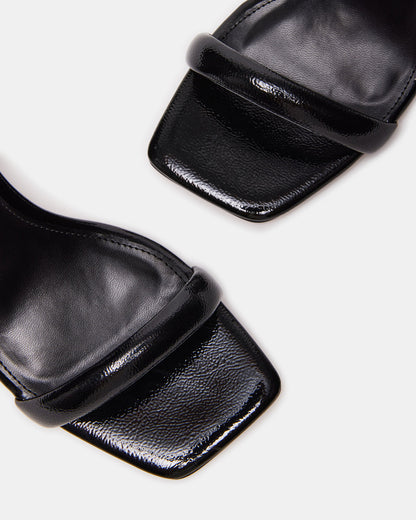 GRETIN Black Square Toe Heels | Women's Heels - Steve Madden