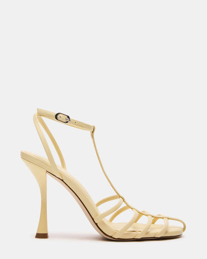 TILDAH BUTTER Leather Strappy Rounded Toe Women's Heel - Steve Madden