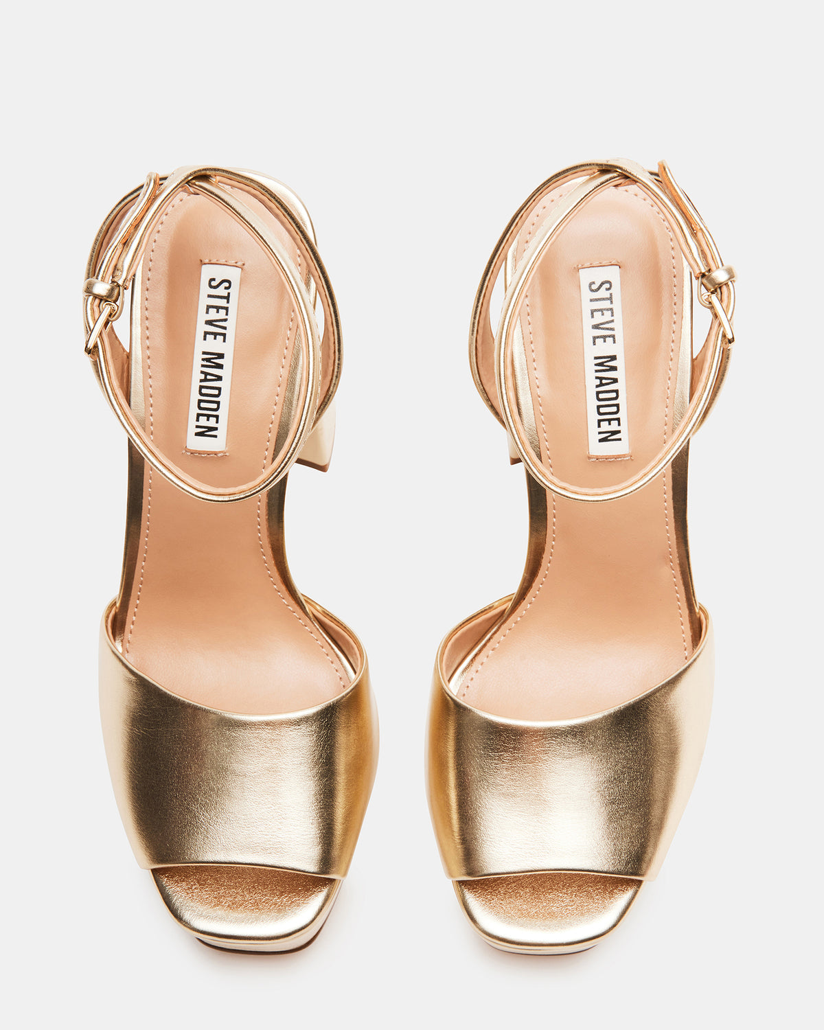 LOURDES Champagne Platform Heel | Women's Heels - Steve Madden