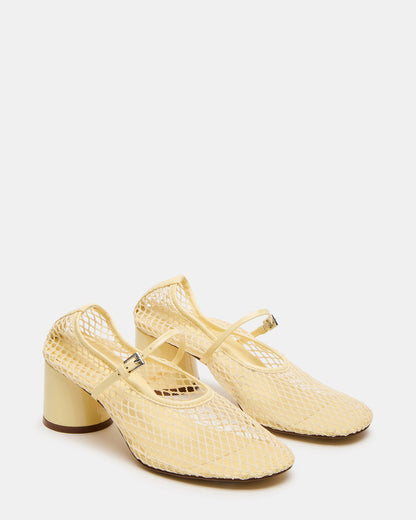 RAYNOR Butter Women's Mary Jane Mesh Block Heel - Steve Madden