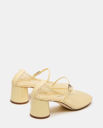 RAYNOR Butter Women's Mary Jane Mesh Block Heel - Steve Madden