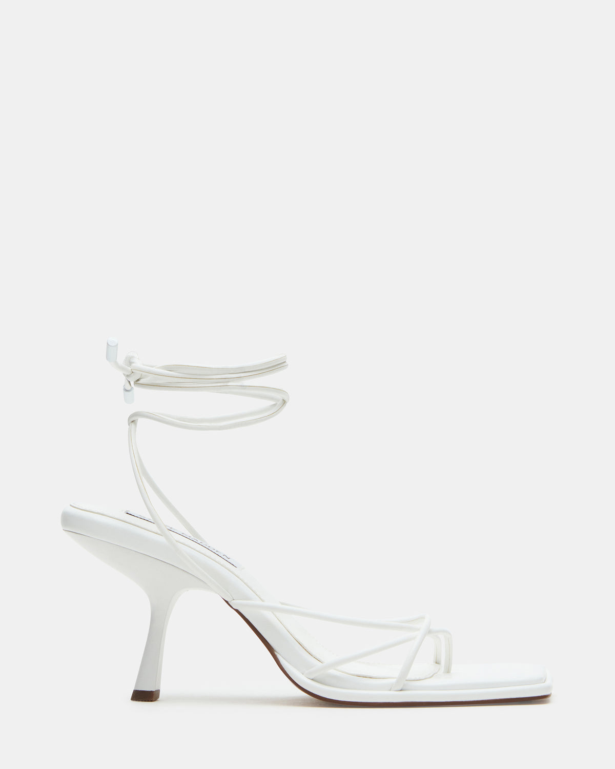 JOLENE White Strappy Lace-Up Heel | Women's Heels - Steve Madden