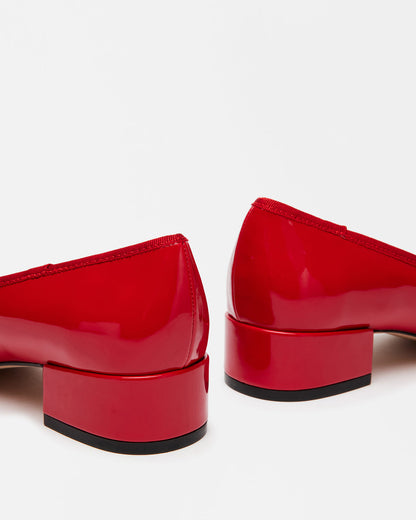 CHERISH Red Patent Women's Slip-On Heel - Steve Madden
