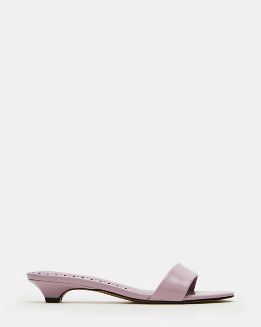 BERRY Pink Women's Mule Kitten Heel - Steve Madden