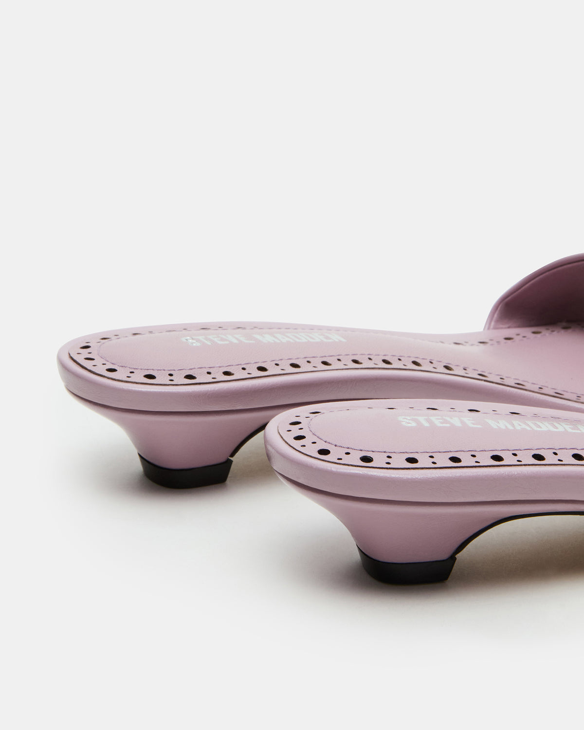 BERRY Pink Women's Mule Kitten Heel - Steve Madden