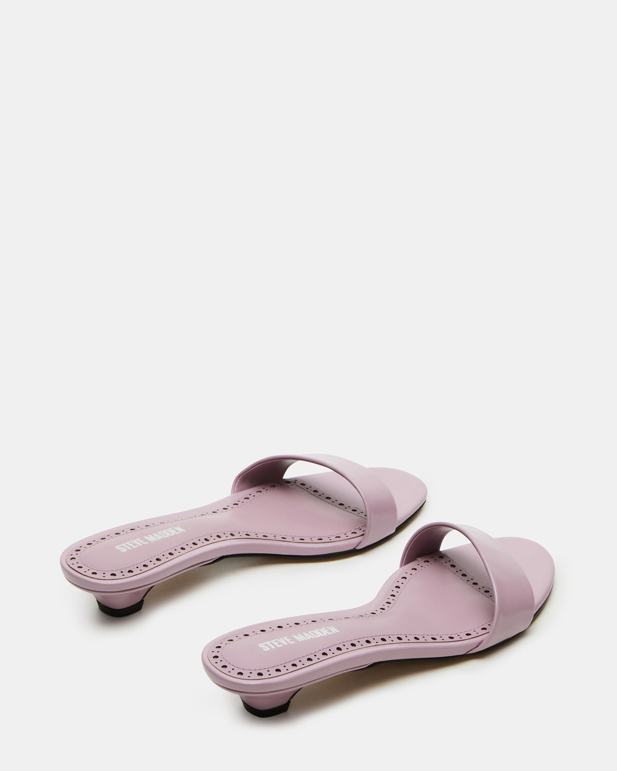 BERRY Pink Women's Mule Kitten Heel - Steve Madden