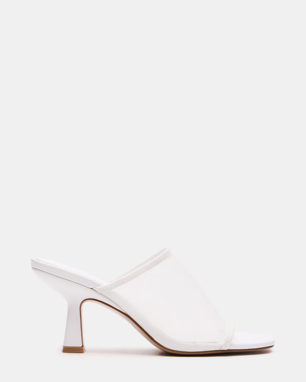 GLEAM White Women's Square-Toe Mule Heel - Steve Madden