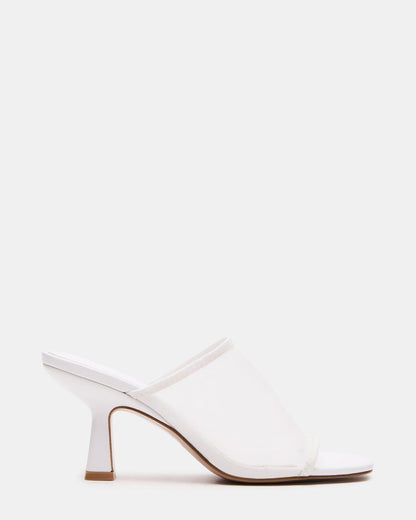 GLEAM White Women's Square-Toe Mule Heel - Steve Madden