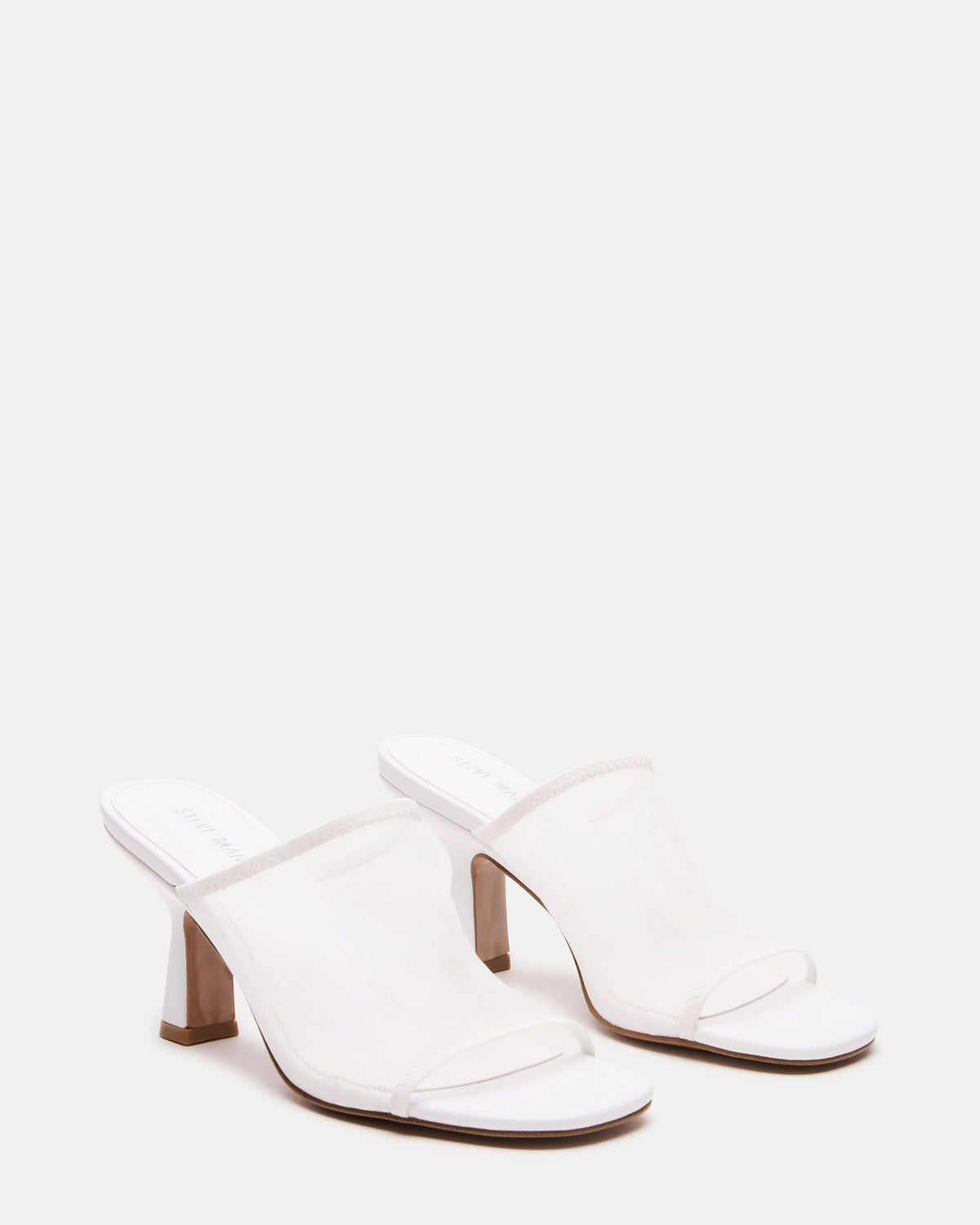 GLEAM White Women's Square-Toe Mule Heel - Steve Madden