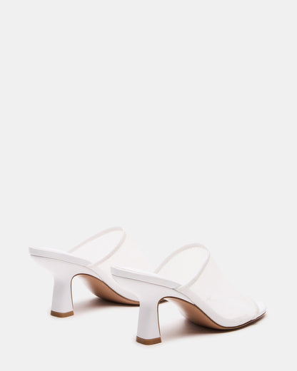 GLEAM White Women's Square-Toe Mule Heel - Steve Madden
