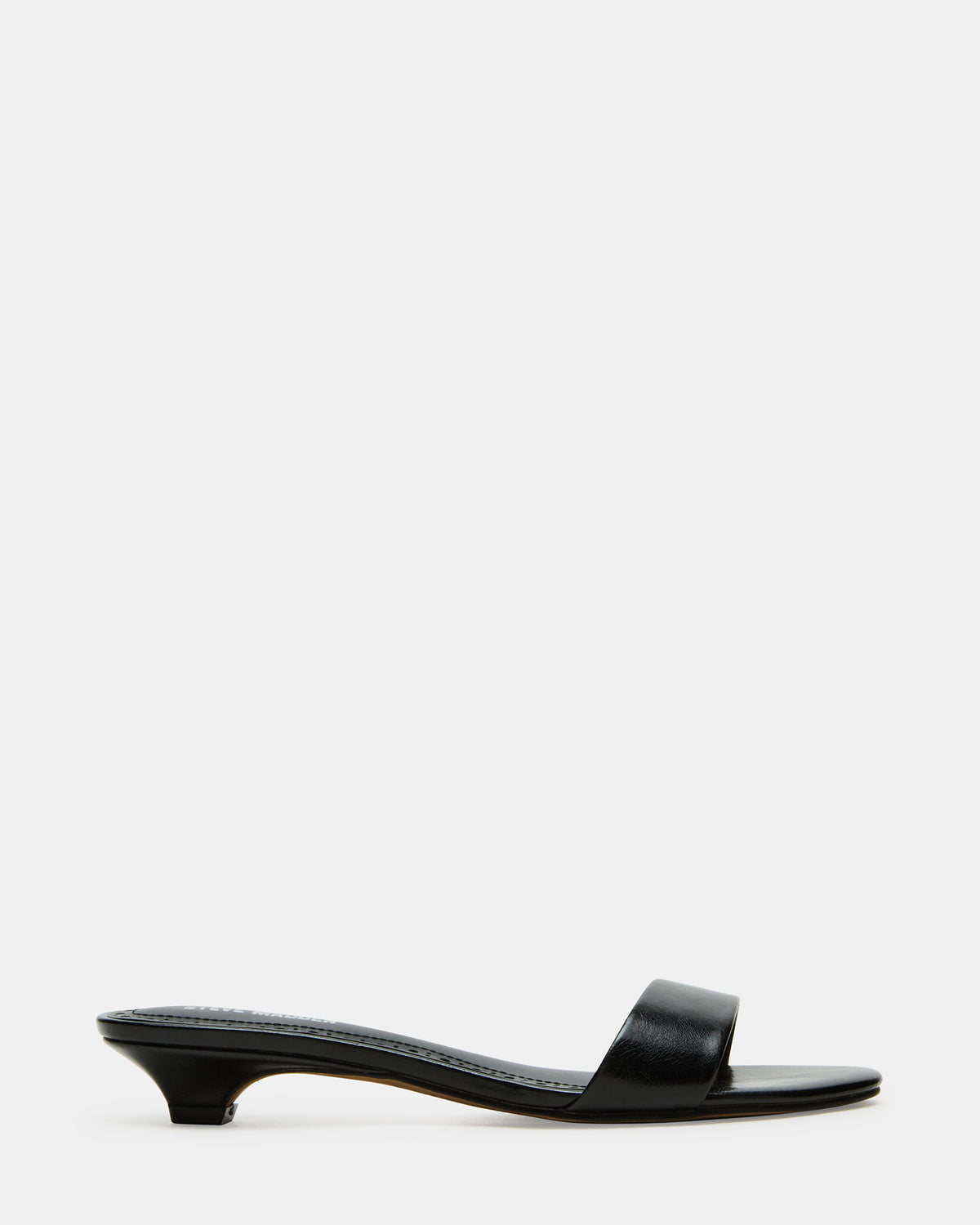 BERRY Black Women's Mule Kitten Heel - Steve Madden