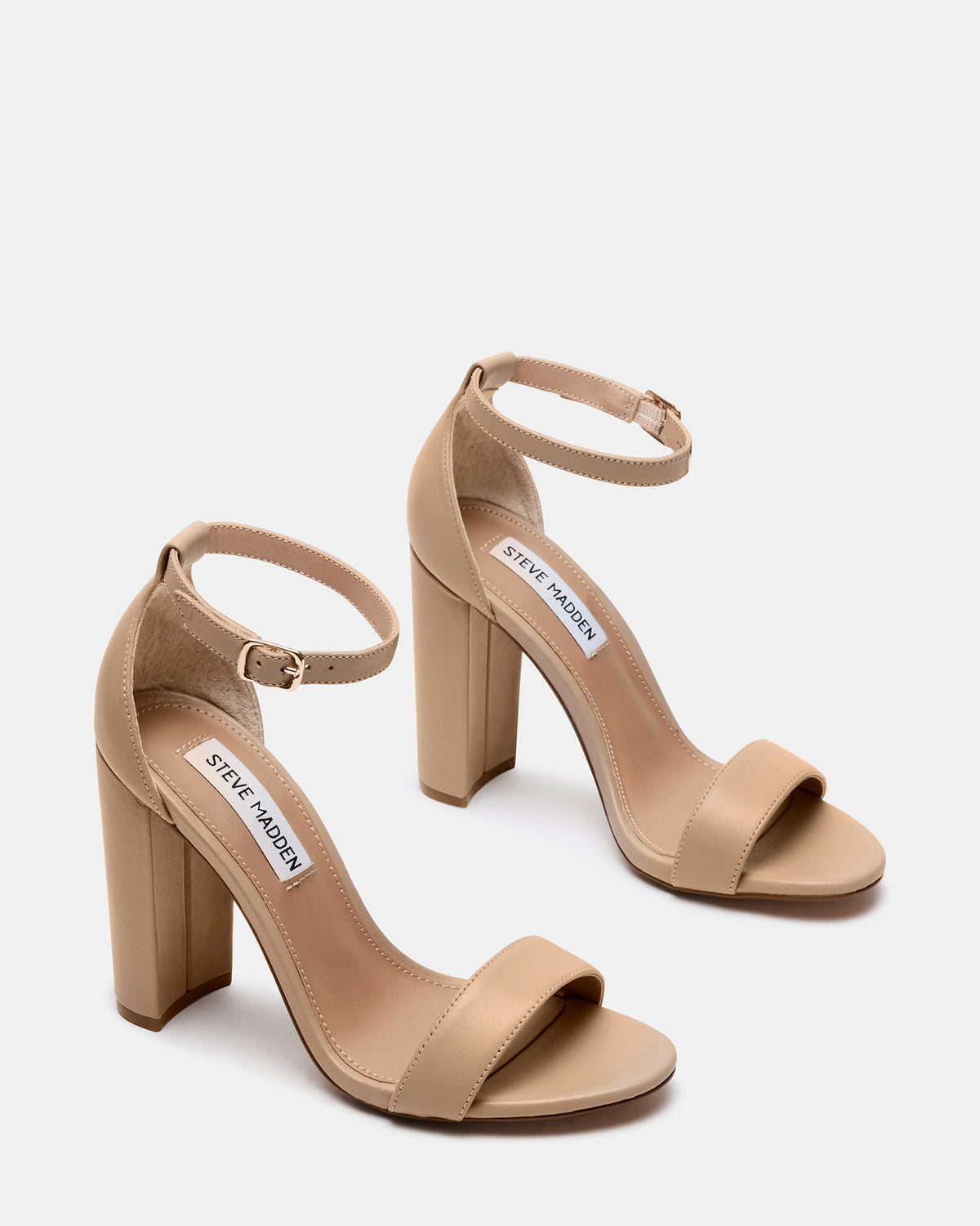 CARRSON Blush Leather Women's Heel - Steve Madden