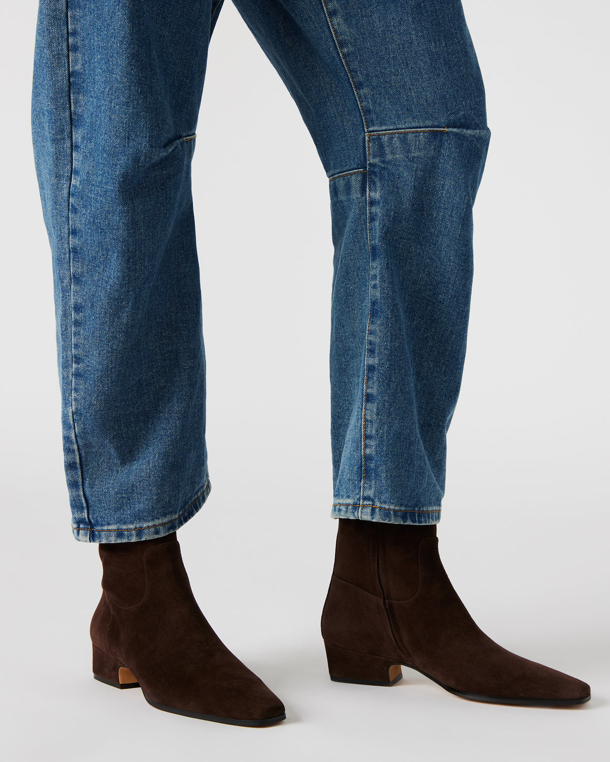 DUSTY Chocolate Brown Suede Women's Ankle Boot - Steve Madden