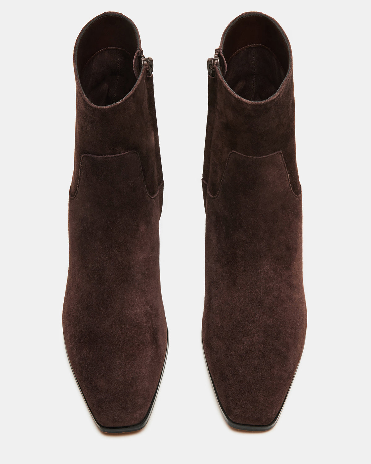 DUSTY Chocolate Brown Suede Women's Ankle Boot - Steve Madden