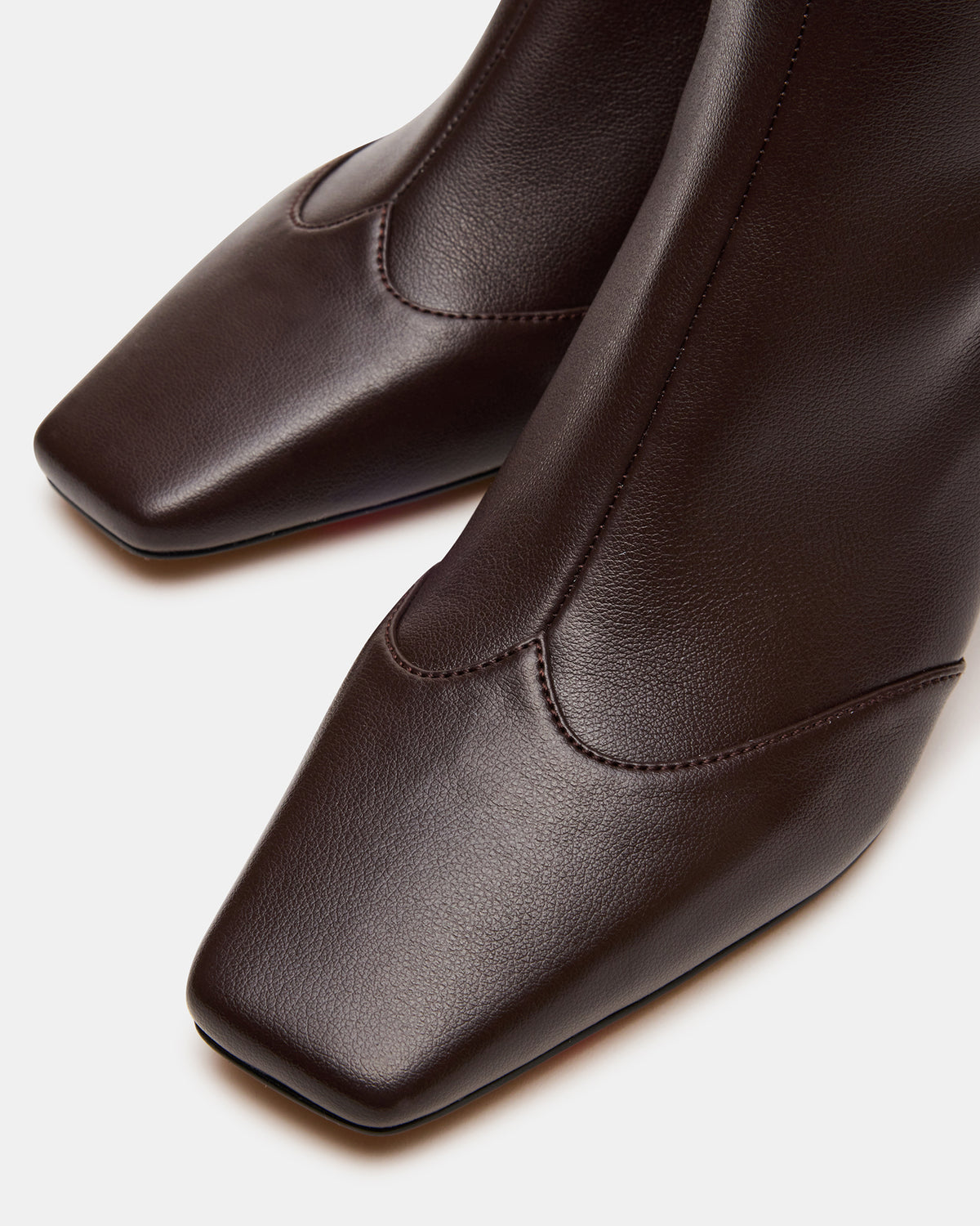 JETER Brown Square-Toe Women's Ankle Boot - Steve Madden