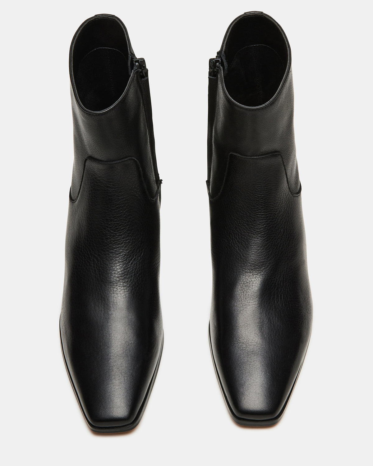DUSTY Black Leather Women's Ankle Boot - Steve Madden