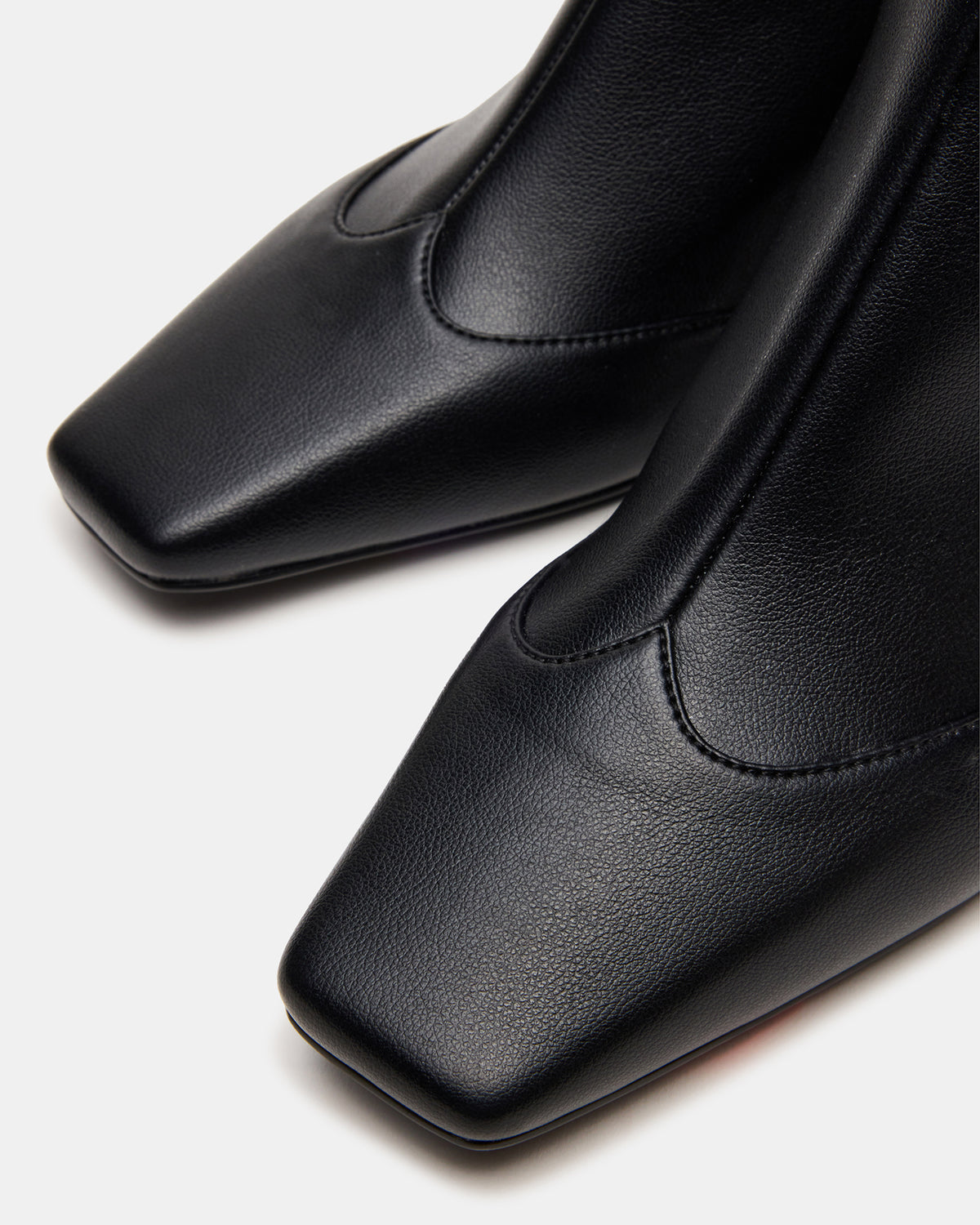 JETER Black Square-Toe Women's Ankle Boot - Steve Madden