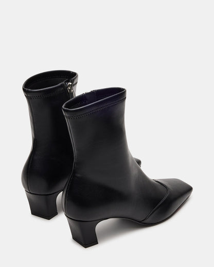 JETER Black Square-Toe Women's Ankle Boot - Steve Madden
