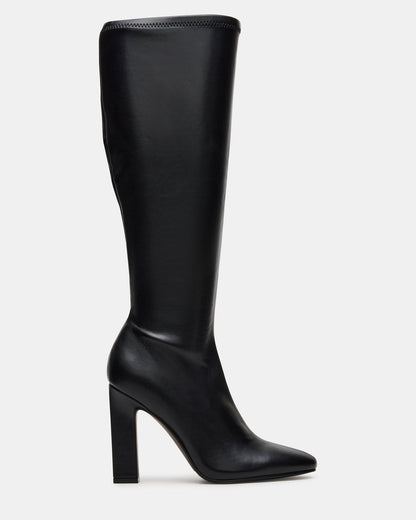 ARIA Black Wide Calf Knee-High Women's Boot - Steve Madden