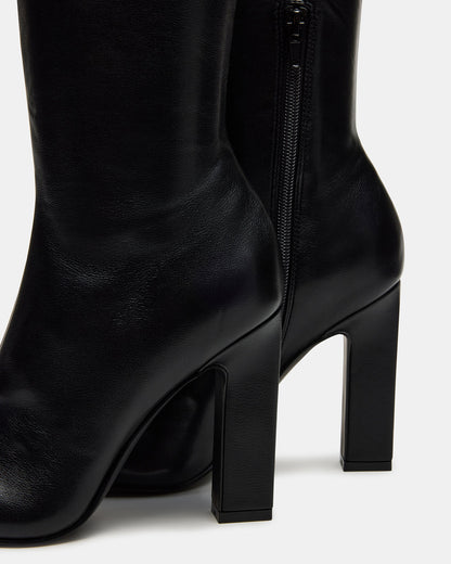 ARIA Black Wide Calf Knee-High Women's Boot - Steve Madden