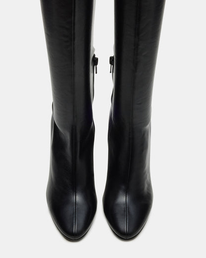 ARIA Black Wide Calf Knee-High Women's Boot - Steve Madden