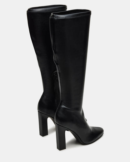 ARIA Black Wide Calf Knee-High Women's Boot - Steve Madden