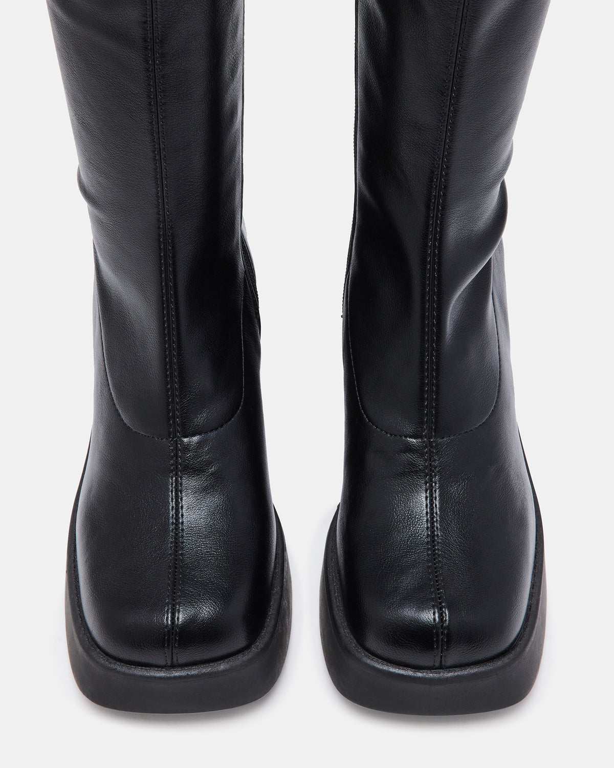 KLAYTON Black Platform Ankle Boot | Women's Booties - Steve Madden