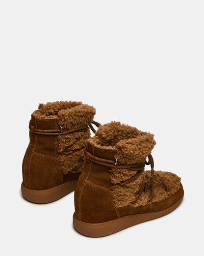 WYSTAN Chestnut Lace-Up Women's Ankle Boot - Steve Madden