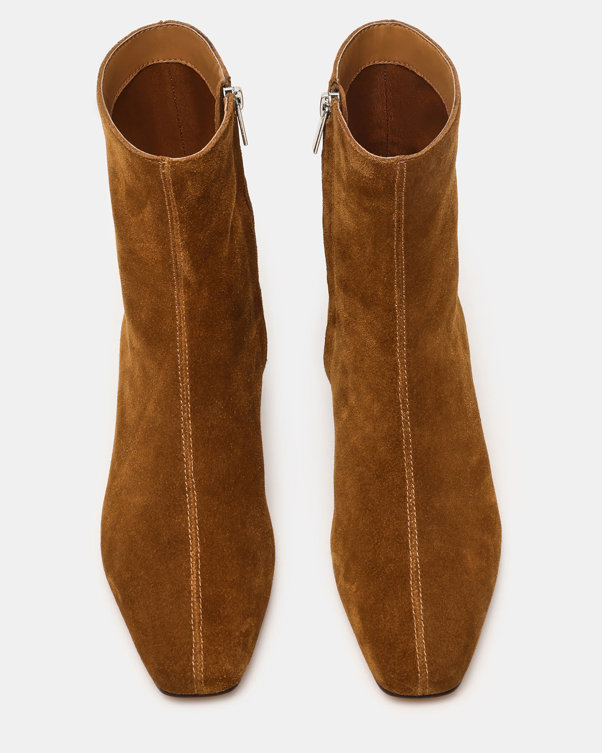 FLAIRE Sand Suede Square-Toe Wedge Bootie Women's Ankle Boot - Steve Madden